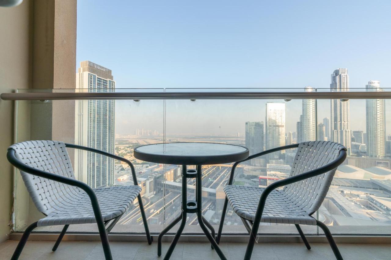 Superhost - Trendy Studio In The Heart Of Downtown Dubai - Address Dubai Mall Apartment Luaran gambar